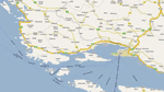 Regional road map - middle Dalmatia