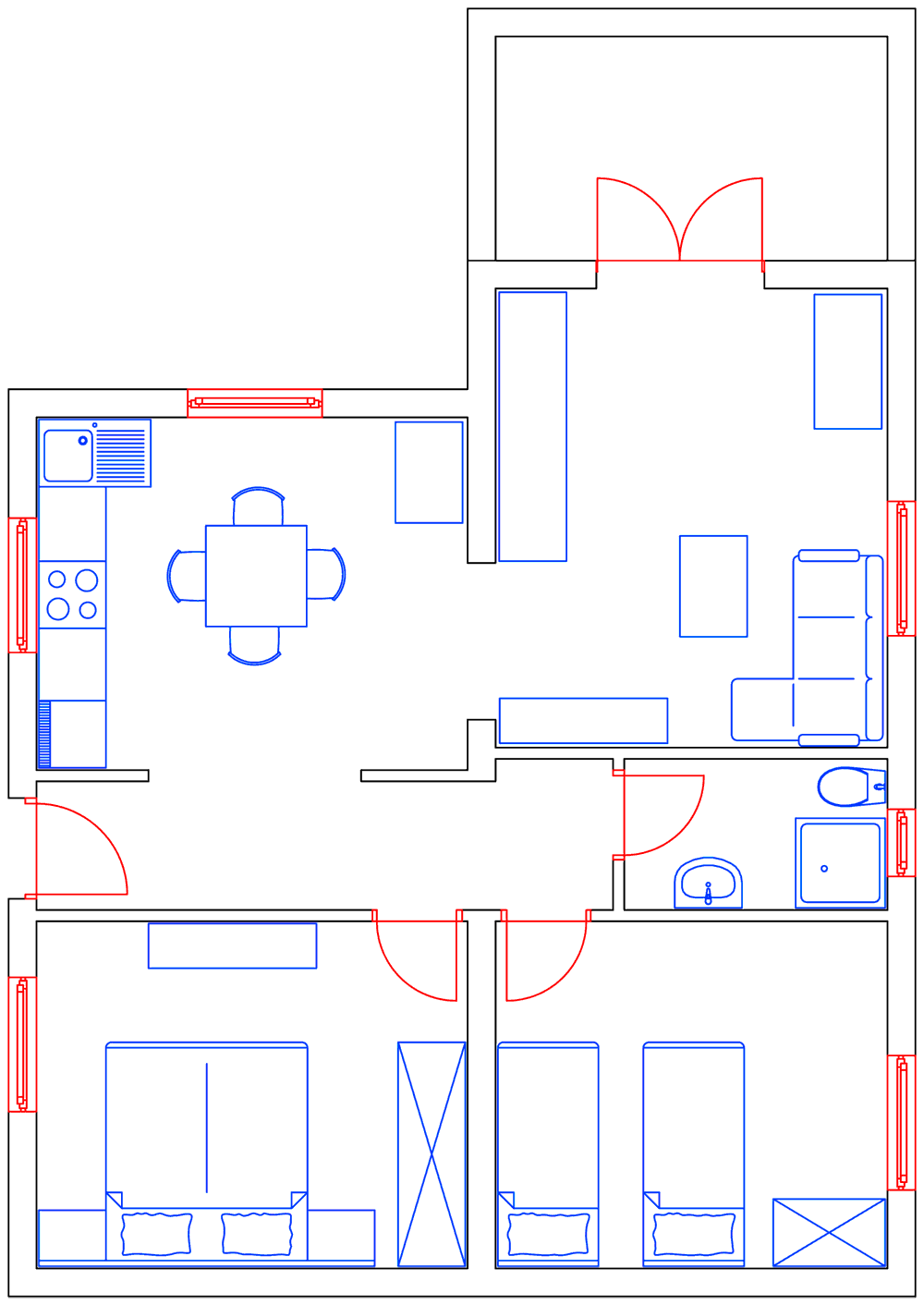 Apartment DINKA - map